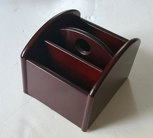 Mahogany desk organizer - ,, tv