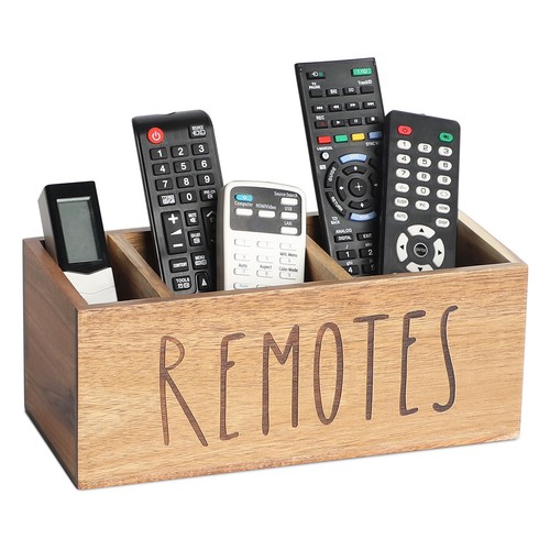Acacia wood remote control - wood,