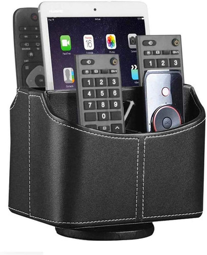 Leather remote control holder - leather,