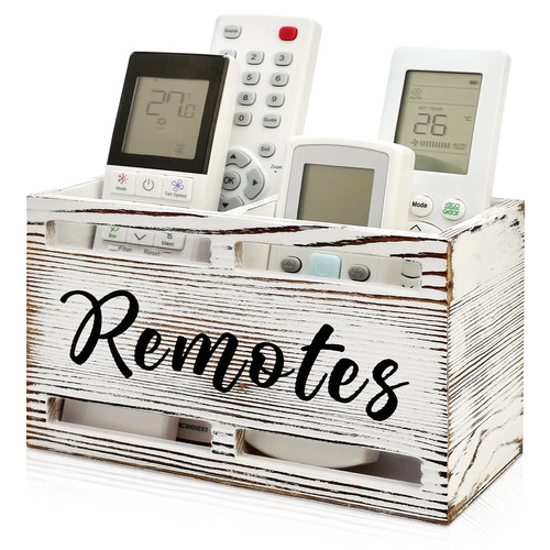 Wooden remote control holder - remote,